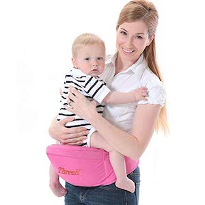 Dunkelgrau Viedouce Baby Hüftsitz Ergonomische mit Sicherheitsgurt Schutz Reine 
